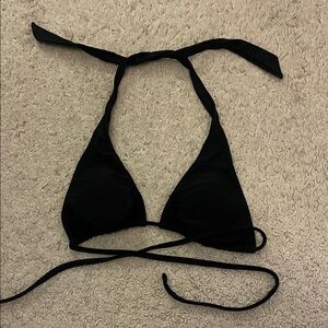 Wild Fable Black Triangle Bikini Top